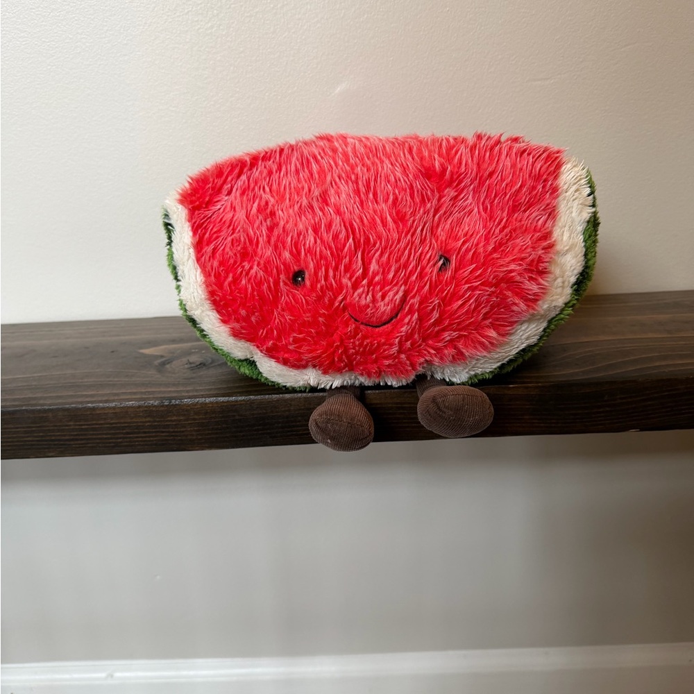 Jellycat Red and Green Watermelon Pillow